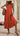 Ivy Lane Decorative Button Notched Sleeveless Dress - La Dolce Fiona