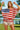 BiBi American Flag Printed Side Ruched Details Knit Top - La Dolce Fiona
