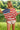 BiBi American Flag Printed Side Ruched Details Knit Top - La Dolce Fiona