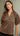Annie Wear Animal Print Knit Volume Sleeve Blouse - La Dolce Fiona