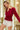 BiBi Smoking Waist Band and Puff Sleeves Deep V Neck Top - La Dolce Fiona