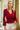 BiBi Smoking Waist Band and Puff Sleeves Deep V Neck Top - La Dolce Fiona