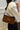 Bow Trim PU Leather Shoulder Bag - La Dolce Fiona
