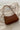 Bow Trim PU Leather Shoulder Bag - La Dolce Fiona