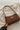 Bow Trim PU Leather Shoulder Bag - La Dolce Fiona