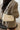 Bow Trim PU Leather Shoulder Bag - La Dolce Fiona