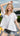 ADORA Button Down Ruffled Babydoll Blouse - La Dolce Fiona