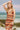 ADORA Contrast Striped V - Neck Mini Dress - La Dolce Fiona