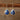 Copper Natural Stone Teardrop Shape Earrings - La Dolce Fiona