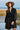 Annie Wear Crochet Vest Notched Long Sleeve Shirt Dress - La Dolce Fiona