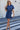Drawstring Collared Neck Short Sleeve Denim Dress - La Dolce Fiona