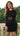 Drawstring Ruched Long Sleeve Dress - La Dolce Fiona