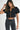 MABLE Embroidered Short Bubble Sleeve Crop Top - La Dolce Fiona