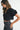 MABLE Embroidered Short Bubble Sleeve Crop Top - La Dolce Fiona