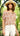 Lime 'N' Chili Floral Print Short Sleeve Off - The - Shoulder Blouse - La Dolce Fiona