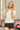 ADORA Fuzzy Mock Neck Short Sleeve Sweater - La Dolce Fiona