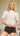 ADORA Fuzzy Mock Neck Short Sleeve Sweater - La Dolce Fiona