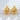 Gold - Plated Knotted Stud Earrings - La Dolce Fiona