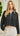 Half Zip Cropped Sweatshirt Plus Size - La Dolce Fiona