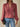Swiss Dot Lace Detail Notched Long Sleeve Blouse - La Dolce Fiona