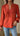 Swiss Dot Lace Detail Notched Long Sleeve Blouse - La Dolce Fiona