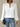 Swiss Dot Lace Detail Notched Long Sleeve Blouse - La Dolce Fiona