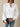 Swiss Dot Lace Detail Notched Long Sleeve Blouse - La Dolce Fiona