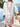 Lace Detail Printed Three - Quarter Sleeve Dress - La Dolce Fiona
