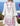 Lace Detail Printed Three - Quarter Sleeve Dress - La Dolce Fiona