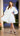 ADORA Lace Detail Tiered Eyelet V - Neck Babydoll Dress - La Dolce Fiona
