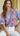 Notched Puff Sleeve Blouse Plus Size - La Dolce Fiona