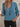 Notched Roll - Tab Sleeves Blouse - La Dolce Fiona
