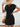 Notched Short Sleeve Mini Tee Dress - La Dolce Fiona