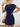 Notched Short Sleeve Mini Tee Dress - La Dolce Fiona