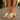 Open Toe Block Heels Sandals - Vegan Leather - La Dolce Fiona