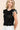 Openwork Contrast Trim Ruffled Cap Sleeve Knit Top - La Dolce Fiona