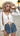Openwork Drawstring V - Neck Long Sleeve Cover - Up - La Dolce Fiona