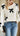 Perfee Bow Graphic Round Neck Long Sleeve Sweater - La Dolce Fiona