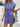 Perfee Striped Notched Tie Waist Romper - La Dolce Fiona