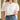And The Why Plain Satin Puff Shirring V Neck Blouse Top - La Dolce Fiona