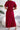 Pleated Flutter Sleeve Belted Dress - La Dolce Fiona
