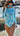 Printed Mock Neck Long Sleeve One - Piece Swimwear - La Dolce Fiona