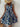 Printed Notched Sleeveless Mini Dress - La Dolce Fiona