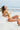 Printed Plunge Halter Neck Swimwear and Cardigan Set - La Dolce Fiona