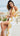 Printed Plunge Halter Neck Swimwear and Cardigan Set - La Dolce Fiona