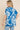 BOMBOM Printed Relaxed V - Neck Tunic Top - La Dolce Fiona