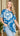 BOMBOM Printed Relaxed V - Neck Tunic Top - La Dolce Fiona