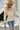 Ribbed Round Neck Lantern Sleeve Sweater - La Dolce Fiona