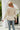 Ribbed Round Neck Lantern Sleeve Sweater - La Dolce Fiona