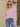 Round Neck Striped Lantern Sleeve Sweater - La Dolce Fiona